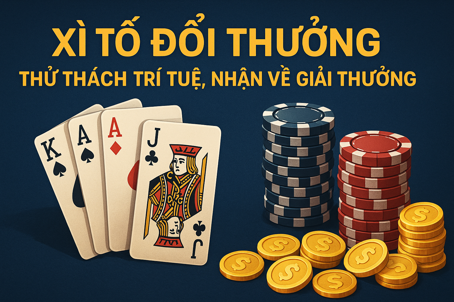 Xì Tố Đổi Thưởng – Thử Thách Trí Tuệ, Nhận Ngay Giải Thưởng Hấp Dẫn