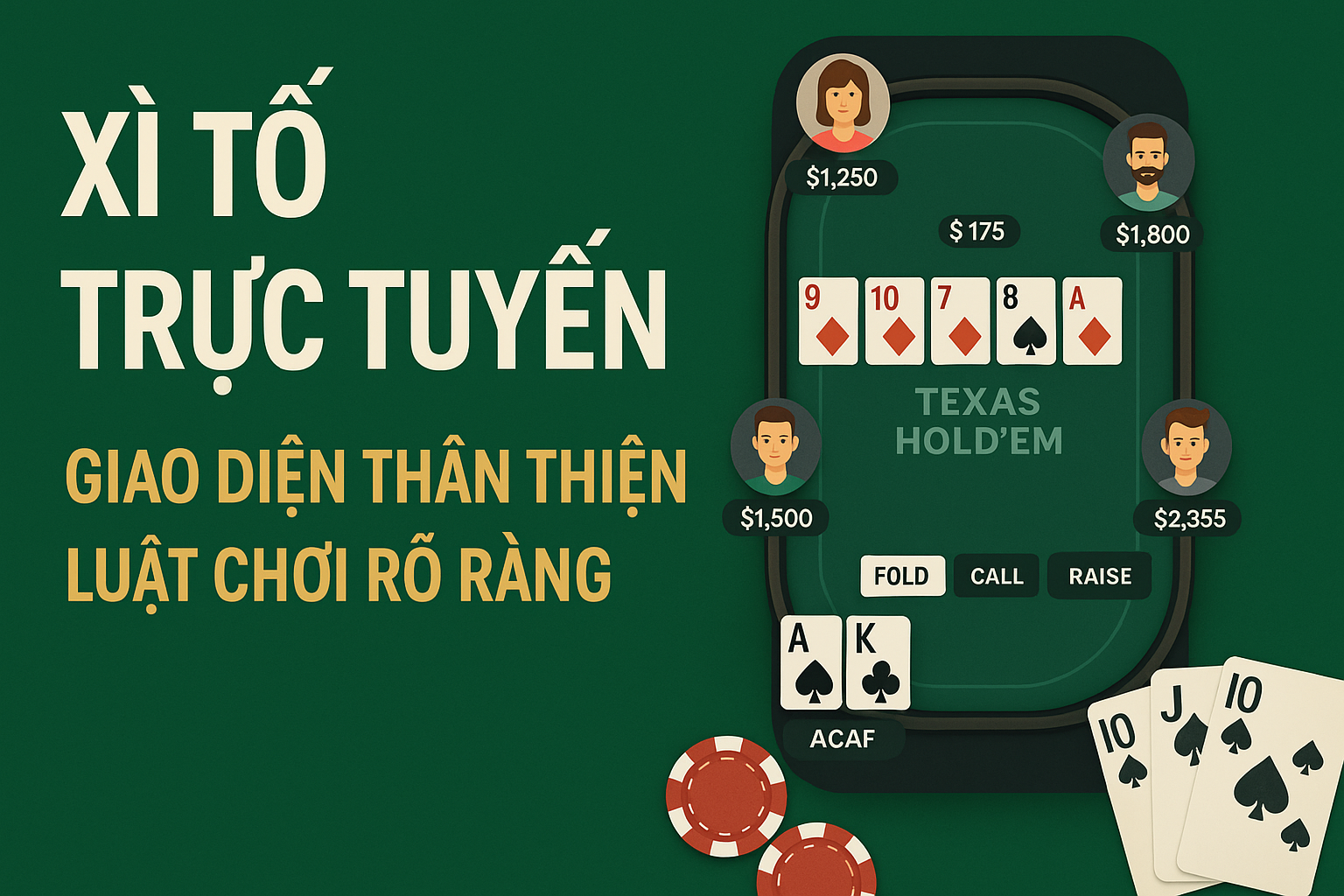 Xì Tố Trực Tuyến – Giao Diện Thân Thiện, Luật Chơi Rõ Ràng